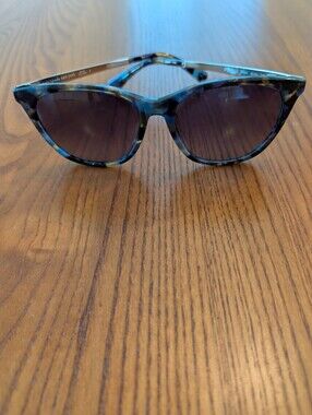 Kate Spade Cat-Eye Tortoiseshell Sunglasses - Green/Blue Tortoise